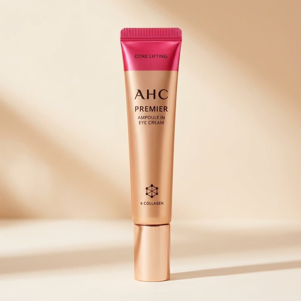 Питательный крем для век с коллагеном на основе розы AHC Premier Ampoule In Eye Cream 6 Collagen 40мл — фото 1