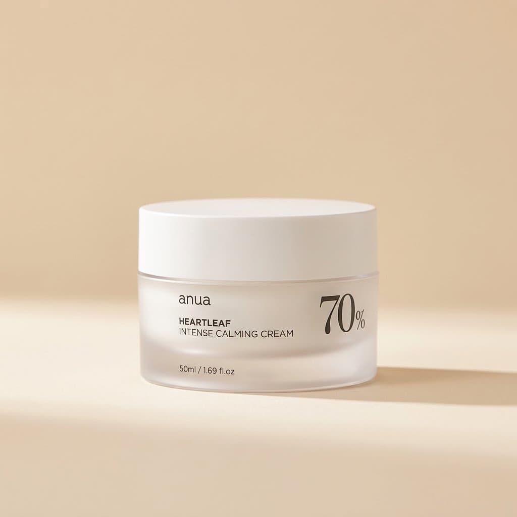 Anua Барьерный крем на основе хауттюйнии - Heartleaf 70% Intense Calming Cream 50 мл — фото 1