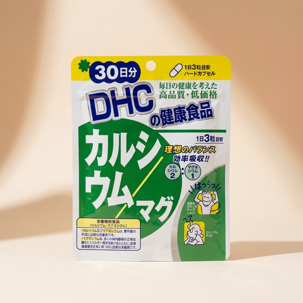 DHC Кальций, Магний, Витамин D3 на 30 дней — фото 1