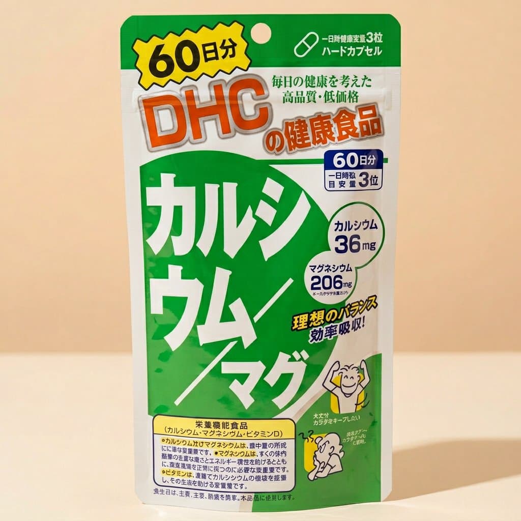 DHC Кальций, Магний, Витамин D3 (на 60 дней) — фото 1