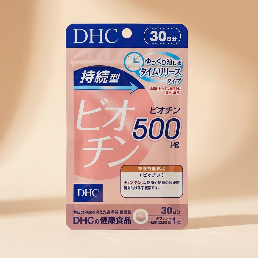 DHC Биотин медленного высвобождения Biotin 30 шт на 30 дней — фото 1