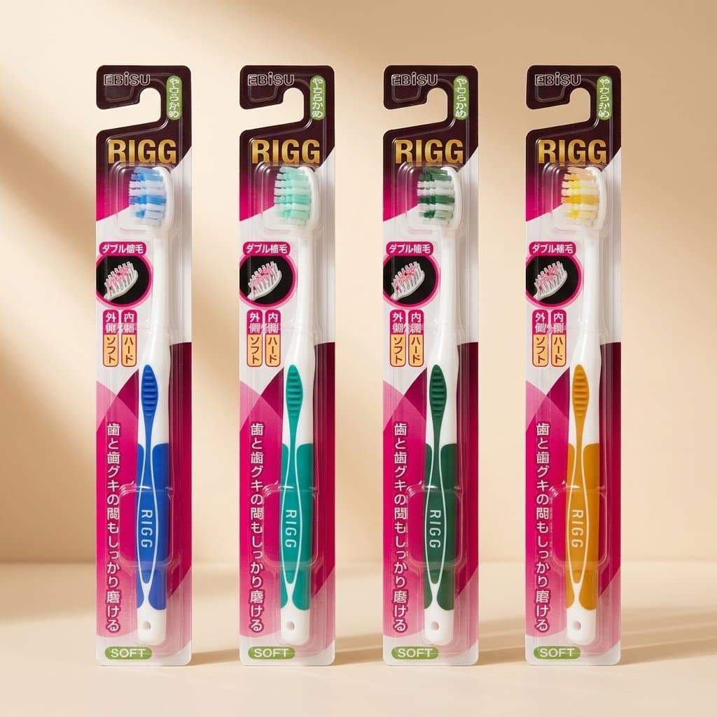 EBISU Зубная щетка средней жесткости, 1 шт Япония — фото 1