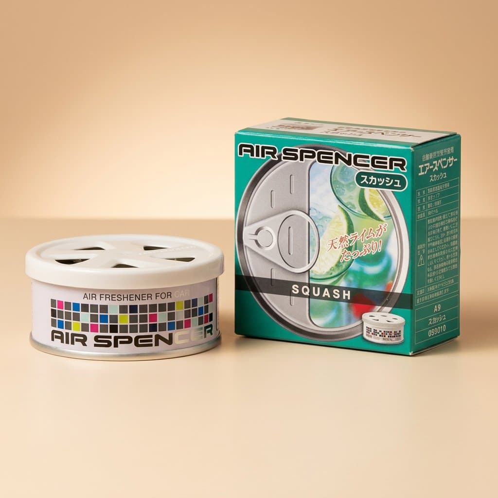 Ароматизатор на торпедо Eikosha Spirit Refill Marine Blue Squash (Морская свежесть), меловой — фото 1