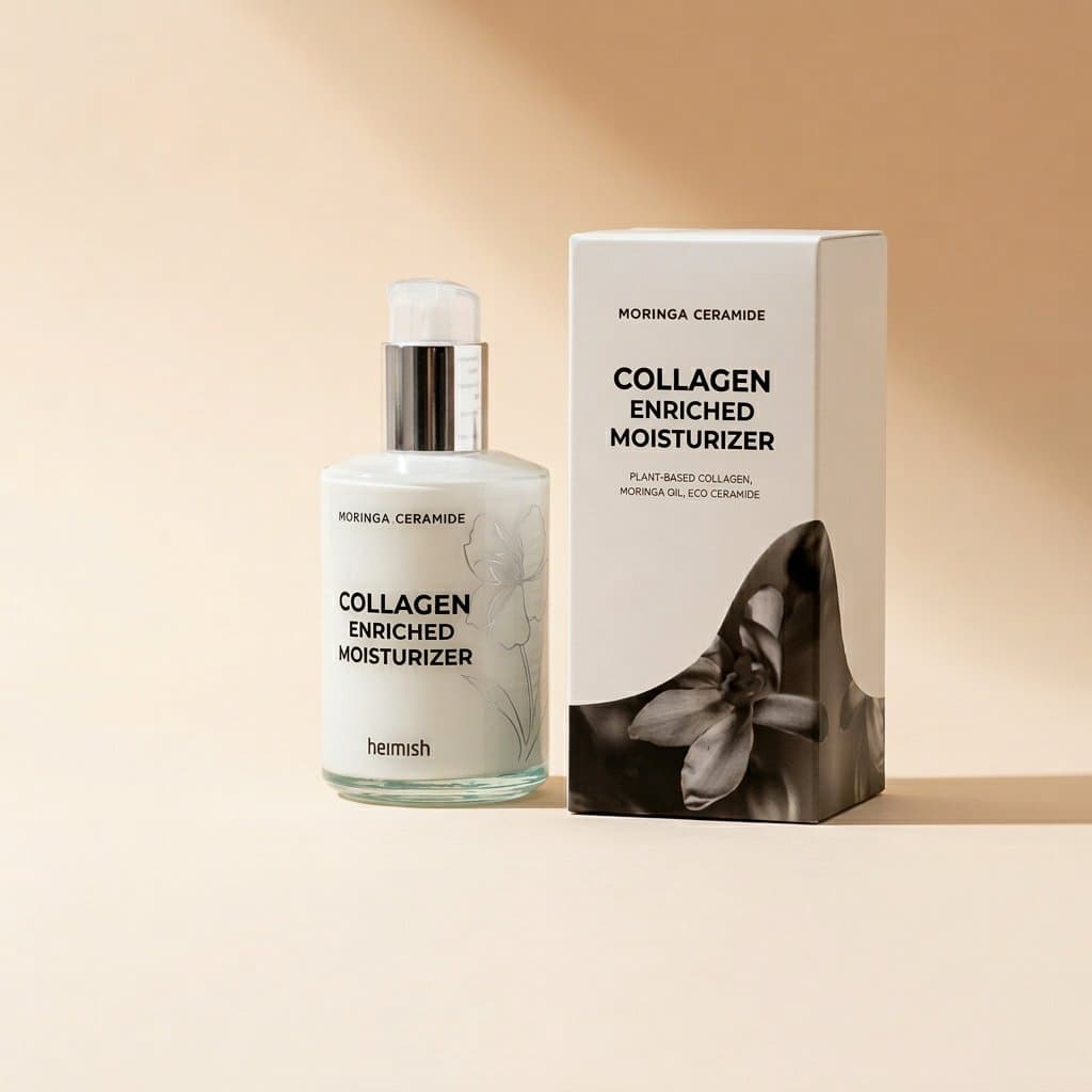 Увлажняющая эмульсия с морингой и коллагеном Heimish Moringa Ceramide Collagen Enriched Moisturizer 120 мл — фото 1