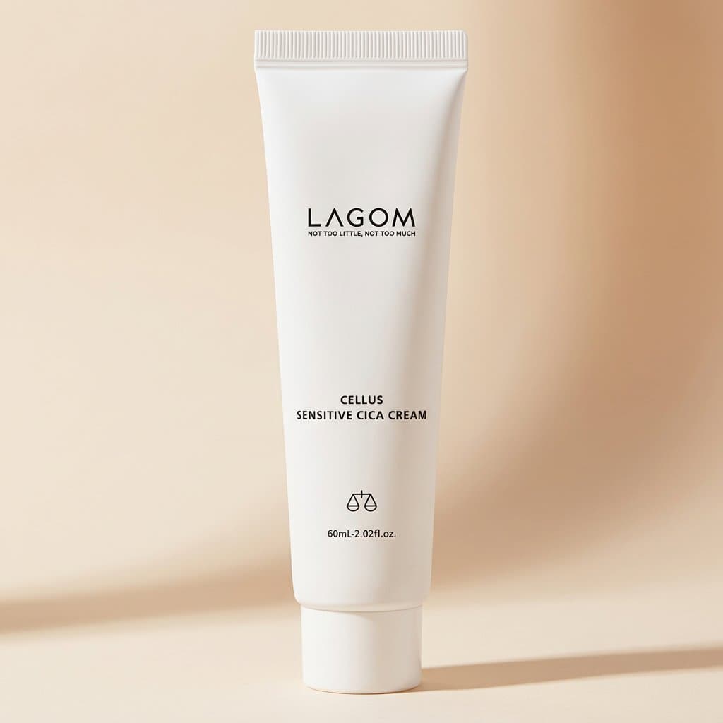 Успокаивающий барьерный крем с центеллой Lagom Cellus Sensitive Cica Cream — фото 1