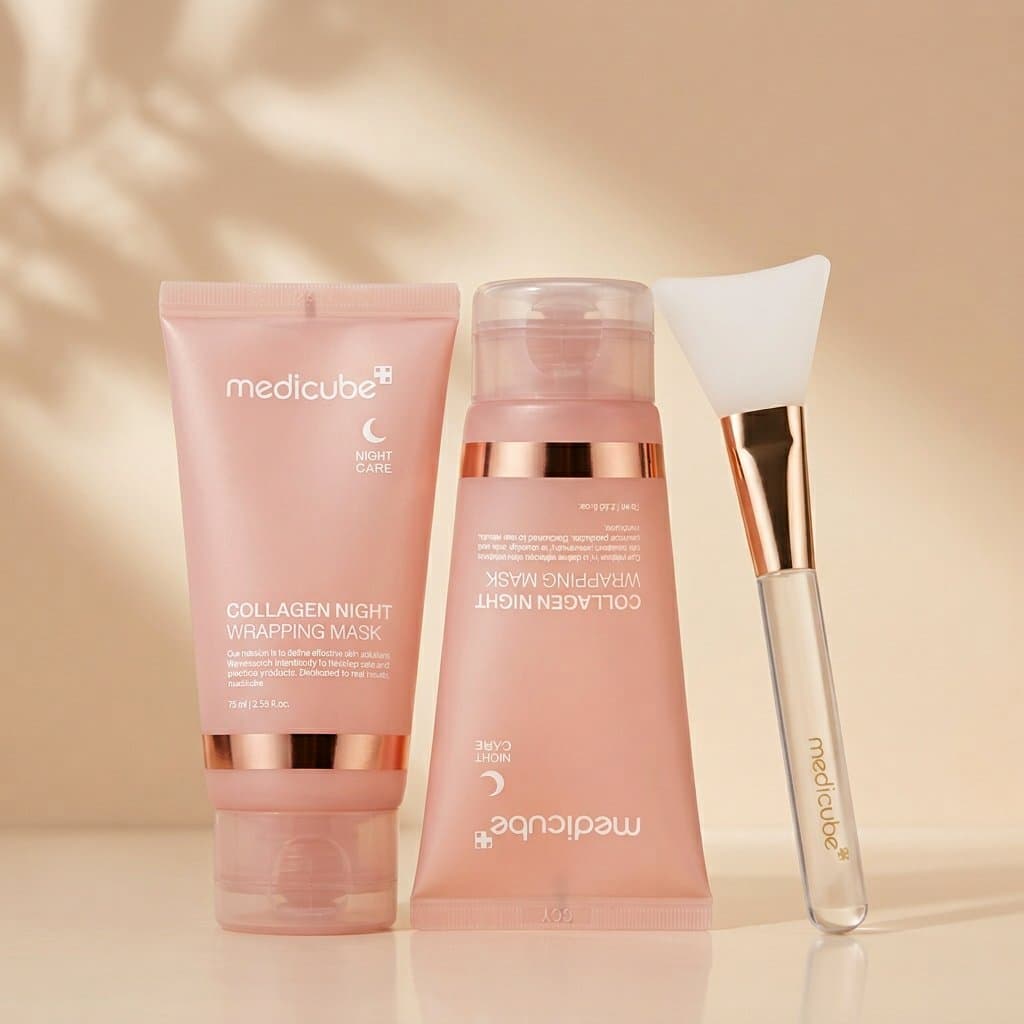 Medicube Collagen Night Wrapping Mask Разглаживающая ночная маска-плёнка с коллагеном, 75 мл — фото 1