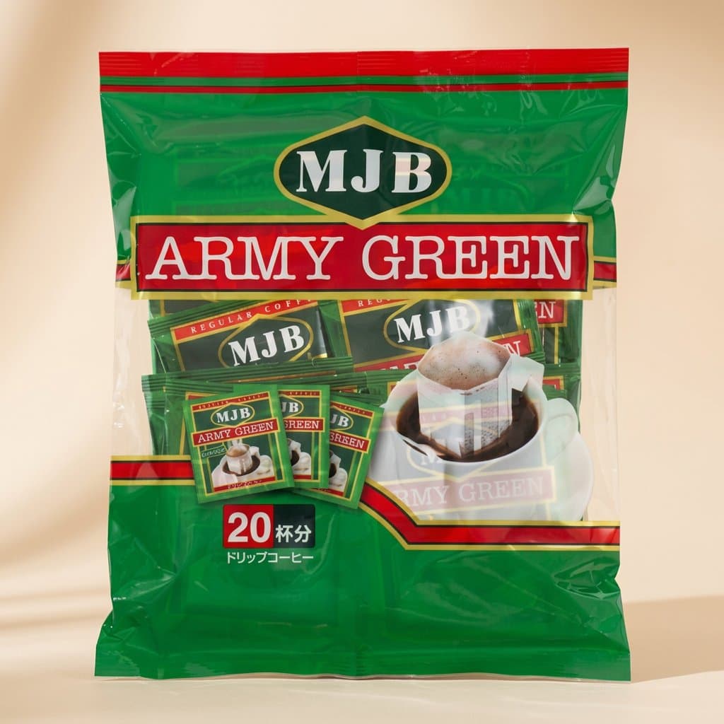 MJB Army Green DP Coffee Молотый кофе в дрип-пакетах, 20 шт — фото 1