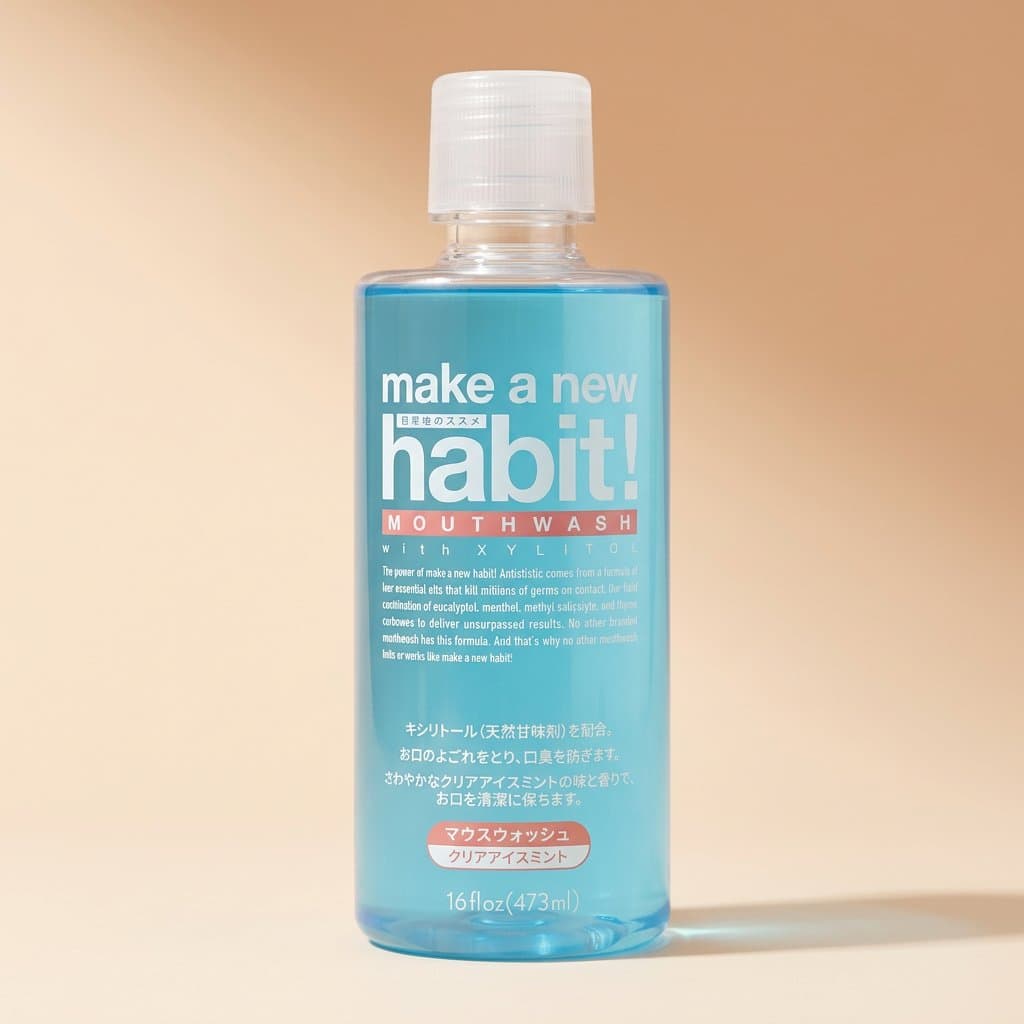 Средство для полоскания рта со вкусом мяты Nissan FaFa Make a New Habit (473 мл) — фото 1