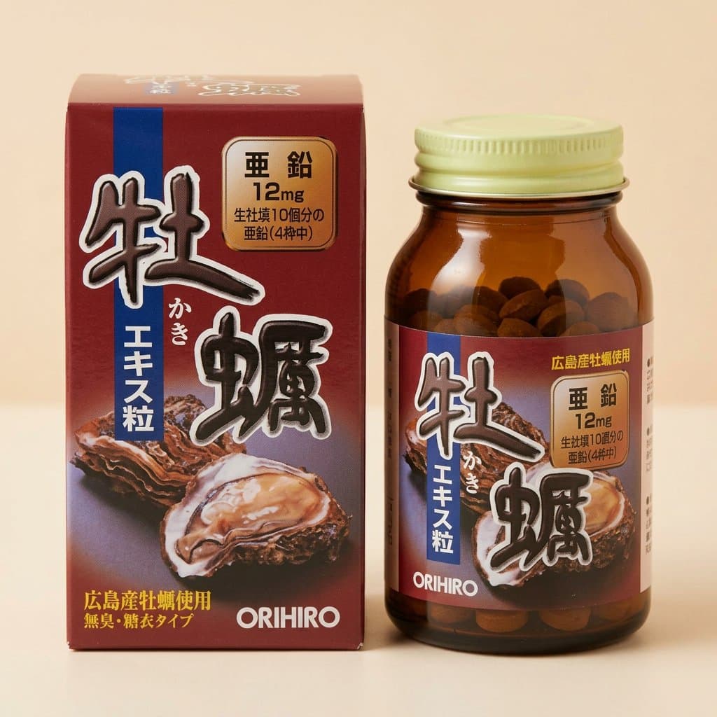 ORIHIRO Экстракт устриц для мужского здоровья (120 табл на 30 дней).