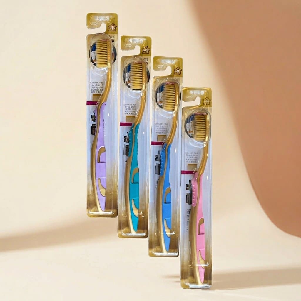 Right Life Gold Nano Toothbrush Fusion Slim Зубная щётка с золотыми частицами Объём: 1 шт — фото 1