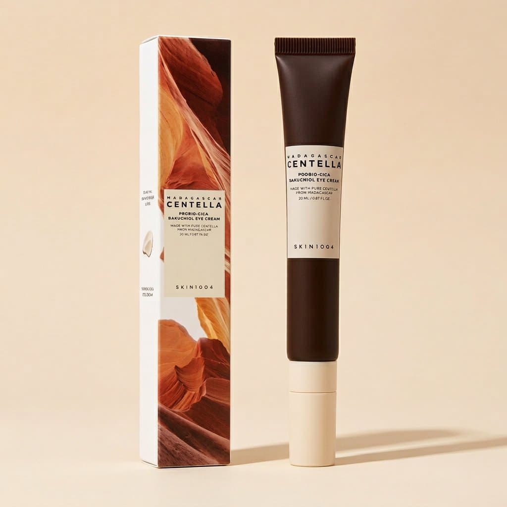 Укрепляющий массажный крем для век с бакучиолом SKIN1004 Probio-Cica Bakuchiol Eye Cream (20 мл) — фото 1