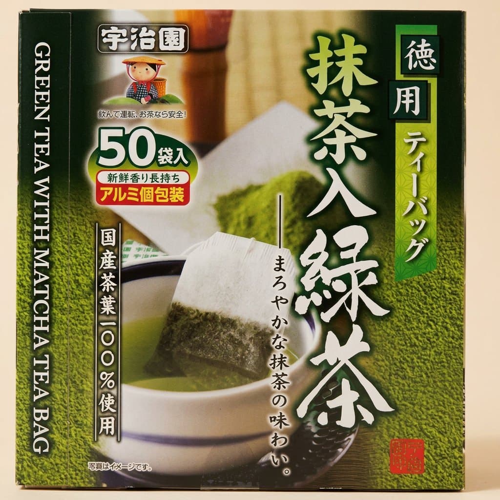 Японский зеленый чай Сенча Уджиен (50 пакетиков) — фото 1