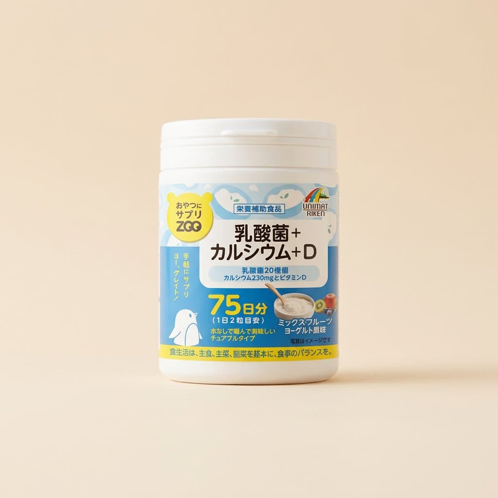Молочнокислые бактерии + кальций + витамин D, 150 шт. на 75 дней UNIMAT RIKEN ZOO — фото 1