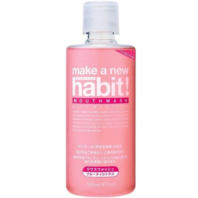 Средство для полоскания рта с фруктово-цитрусовым вкусом Nissan FaFa Make a New Habit (473 мл)