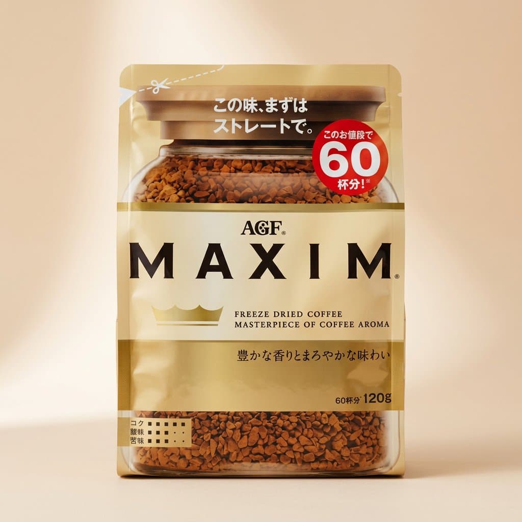Растворимый кофе МАХІМ из Японии от AGF (Ajinomoto General Food) (120 гр)