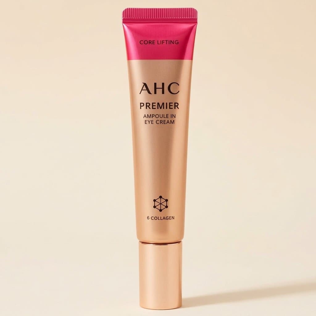Питательный крем для век с коллагеном на основе розы AHC Premier Ampoule In Eye Cream 6 Collagen 12мл