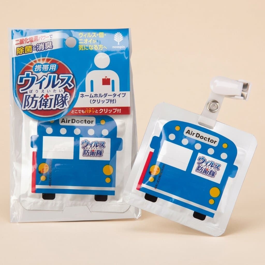 Air Doctor блокатор вирусов  бейджик с клипсой 1 шт. — фото 1