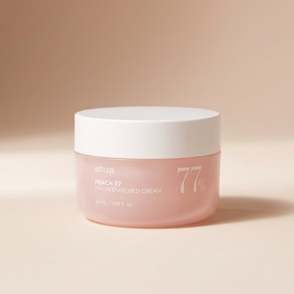 Интенсивный крем-пудинг для гладкой и сияющей кожи Anua Peach 77 Niacin Enriched Cream — фото 1