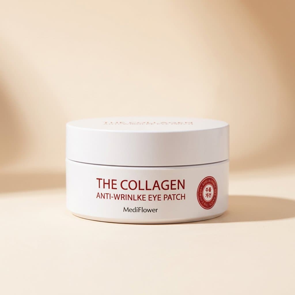 Medi Flower  Гидрогелевые патчи для глаз с коллагеном против морщин, 60 шт — фото 1