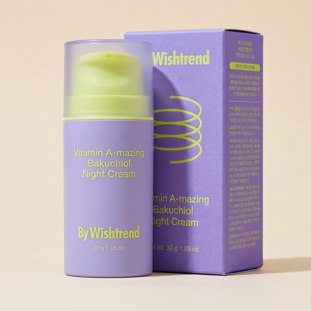 Ночной крем с ретинолом и бакучиолом By Wishtrend Vitamin A-mazing Bakuchiol Night Cream — фото 1
