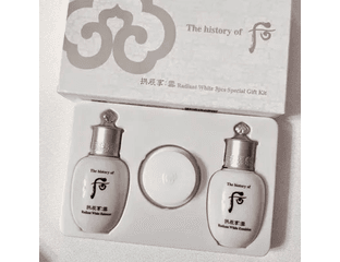 The History of Whoo Gongjinhyang Seol Radiant White 3 Set набор миниатюр — фото 1