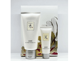The Saga of Xiu Очищающая пенка (180мл) и пилинг (40мл) для лица Pure White Cleansing Foam set — фото 1