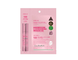 VT Cosmetics Collagen Reedle Shot 100 2step Mask Двухфазная маска с микроиглами и коллагеном, 1,5 + 25 гр — фото 1