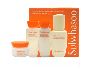 Набор миниатюр для укрепления кожи лица Sulwhasoo Essential Daily Routine Kit (4 items) — фото 1