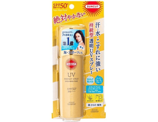 Водоотталкивающий спрей  солнцезащитный для кожи и волос KOSE COSMEPORT "Suncut" SPF50 + 90 г — фото 1