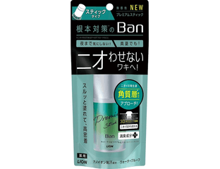 LION Ban Sweat Block Premium Stick дезодорант-антиперспирант ионный блокирующий потоотделение (без запаха) — фото 1