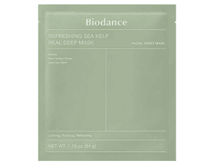 Biodance Успокаивающая гидрогелевая маска с водорослями Refreshing Sea Kelp Real Deep Mask — фото 1