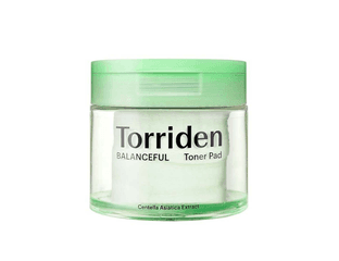 Гипоаллергенные очищающие пэды с центеллой Torriden Balanceful Cica Toner Pad — фото 1