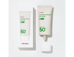 Увлажняющая солнцезащитная сыворотка Manyo Galactomy Moisture Sun Serum SPF 50+ PA++++ — фото 1