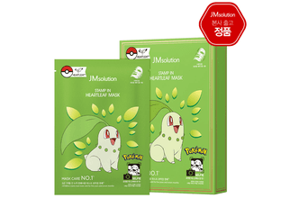 JMSOLUTION STAMP IN HEARTLEAF MASK POKEMON  Тканевая маска с экстрактом хауттюйнии — фото 1