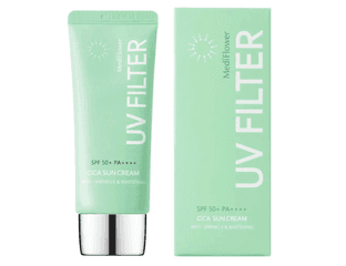 Солнцезащитный увлажняющий крем с центеллой, SPF50+/ PA++++, 50 мл, Mediflower — фото 1