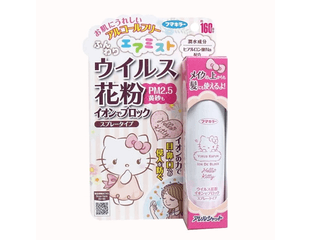 Kafun Japan Антибактериальный, антивирусный и противопылевой спрей Hello Kitty PM2.5., 65 мл. — фото 1