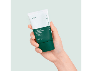 Успокаивающий солнцезащитный крем с хауттюйнией Anua Heartleaf Silky Moisture Sun Cream SPF50+PA++++ — фото 1