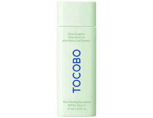 Успокаивающая солнцезащитная сыворотка Tocobo Cica Calming Sun Serum SPF50+ PA++++ — фото 1