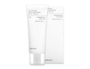 Себорегулирующий лёгкий солнцезащитный крем Celimax Oil Control Light Sunscreen SPF50+PA++++ (40 мл) — фото 1