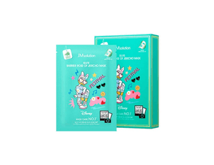 ТКАНЕВАЯ МАСКА С ЭКСТРАКТОМ ИЕРИХОНСКОЙ РОЗЫ JMSOLUTION DISNEY SELFIE BARRIER ROSE OF JERICHO MASK — фото 1
