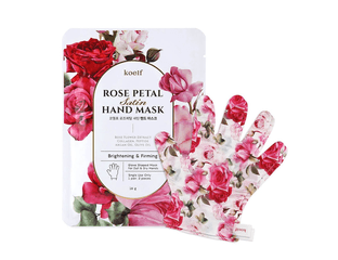 Маска-перчатки для рук с экстрактом розы Koelf Rose Petal Satin Hand Mask — фото 1