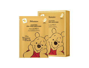 Маска осветляющая для лица с экстрактом цитруса Юдзу Mask Collection Disney Vital Citrus Junos, Jmsolution, 30 мл — фото 1