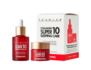 Омолаживающий ночной набор MP Collagen Super 10 Sleeping Care (ампула 10 мл + крем 10 мл) — фото 1