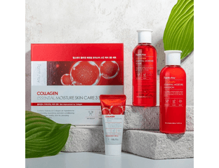 Набор увлажняющих средств с коллагеном для лица FarmStay Collagen Essential Moisture Skin Care 3 Set — фото 1