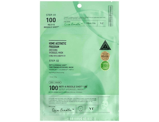 Двухфазная гидрогелевая маска с ретинолом VT Cosmetics Reti-A Reedle Shot 100 2Step Hydrogel Mask — фото 1