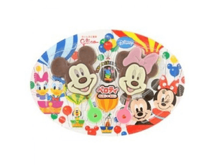 Glico Peloty Mickey & Minnie Шоколадный леденец на палочке 19гр. Япония — фото 1