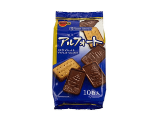 Печенье Bourbon Alfort Milk Chocolate & Digestive Biscuit (10 шт, 97 г) — фото 1