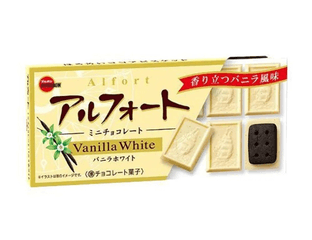 Печенье в белом шоколаде Bourbon Alfort Vanilla White (12 шт, 60 г) — фото 1
