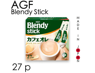 AGF Blendy Стик - Cafe Au Lait Растворимый кофе 3-в-1 с мягким вкусом 12г x 27 шт — фото 1