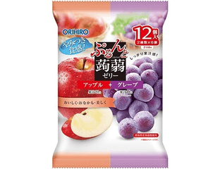 ORIHIRO Желе со вкусом винограда и яблока 12 порционных желе — фото 1